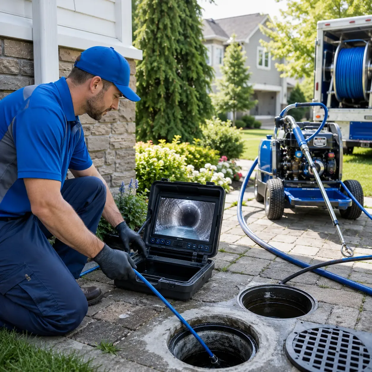 Outdoor drain cleaning professionals serving Lisle, IL