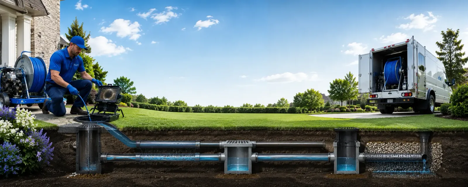Outdoor drain cleaning information for Lisle, IL